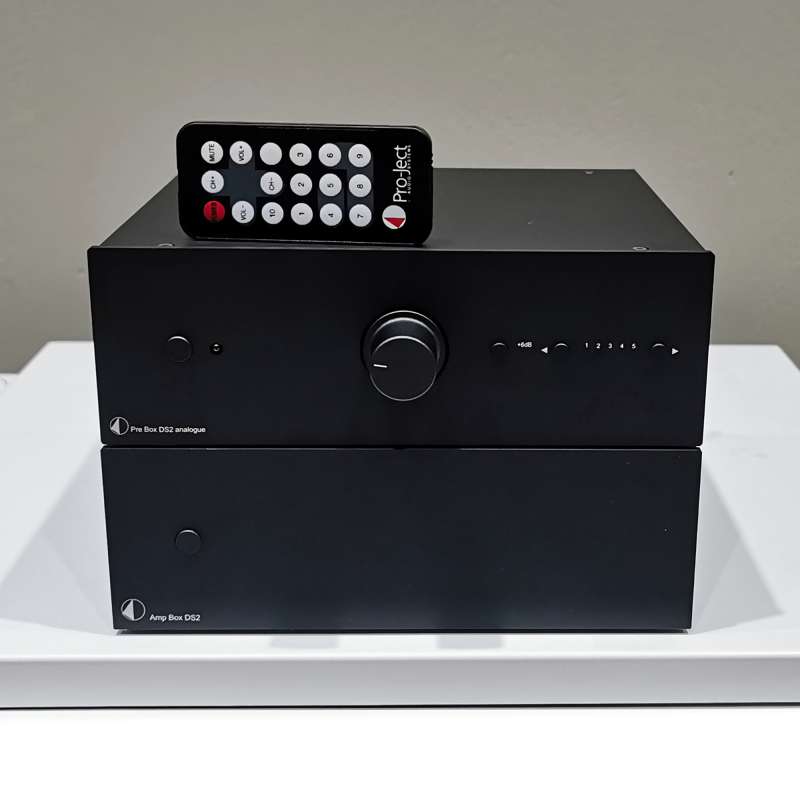 Pro-Ject Pre Box DS2 Analogue & Amp Box DS2 | Preamplifier & Amplifier Set  