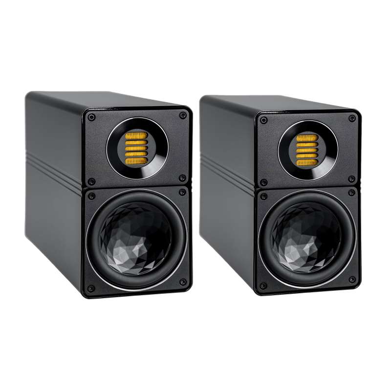 ELAC Elegant BS 312.2 (Pair) | Standmount Speakers  Black High Gloss