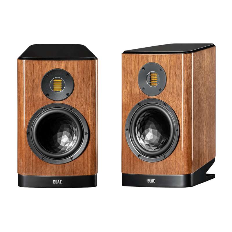 ELAC Vela BS 404.2 (Pair) | Standmount Speakers  Walnut High Gloss