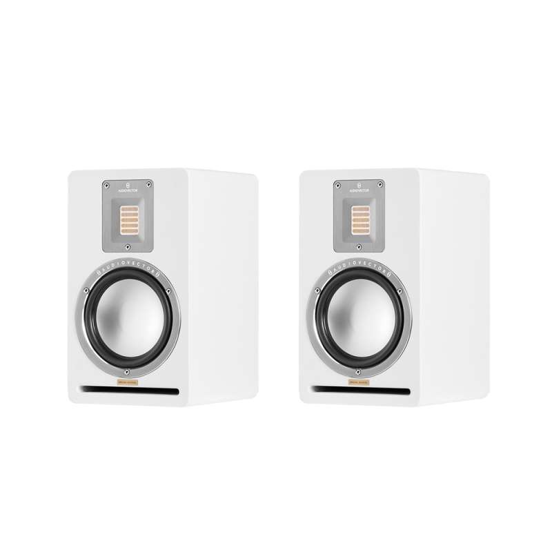 Audiovector QR 1 SE (Pair) | Standmount Speakers  White Silk