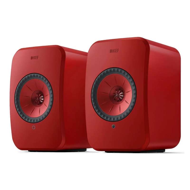 KEF LSX II Wireless HiFi Speakers (Ζεύγος)  Lava Red