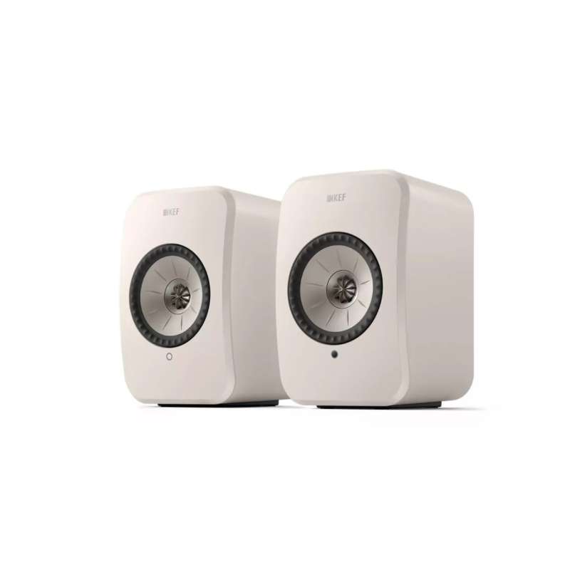 KEF LSX II LT | Wireless HiFi Speakers (Pair)  Stone White