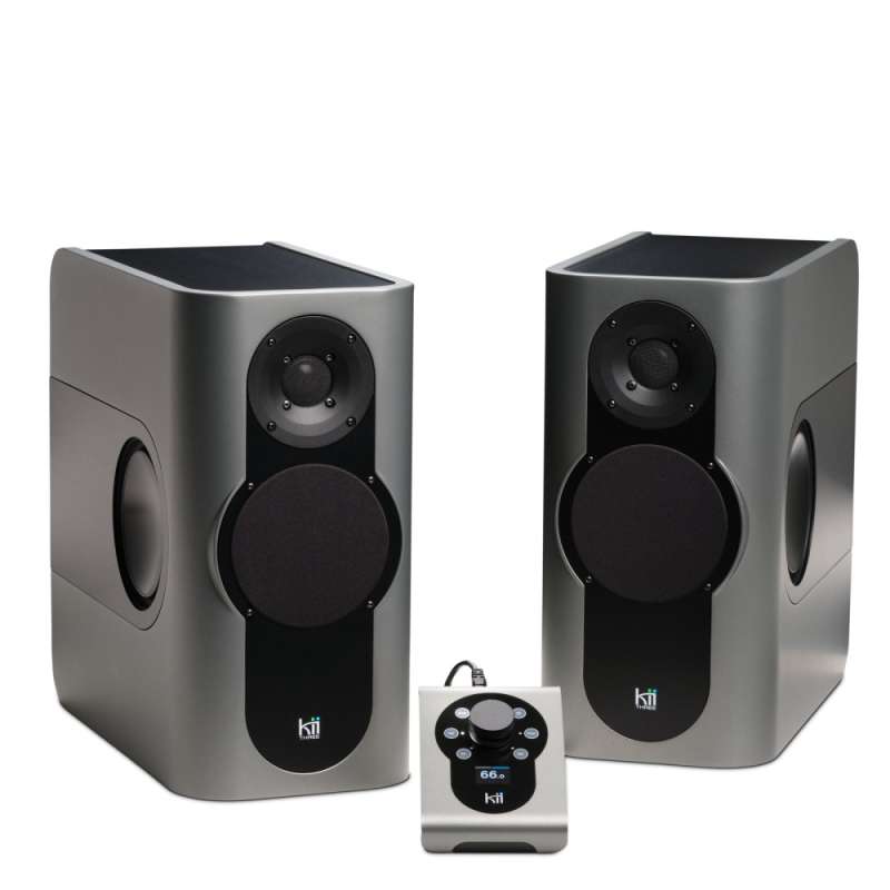 Kii Audio Three (Ζεύγος) + Kii Control System  Iced Titanium Metallic
