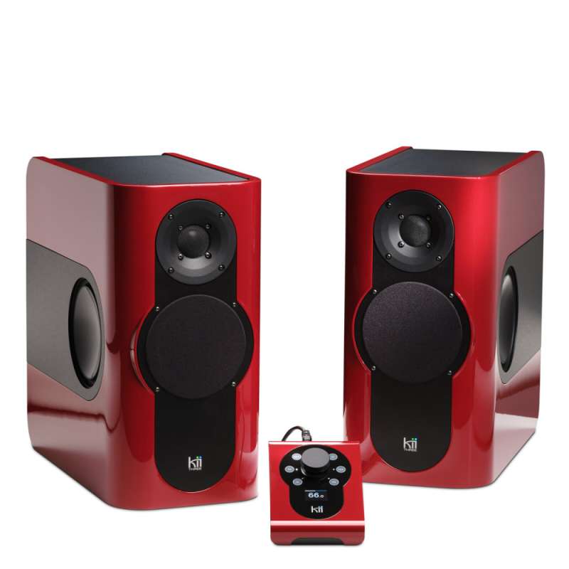 Kii Audio Three (Ζεύγος) + Kii Control System  Tempranillo Red Metallic
