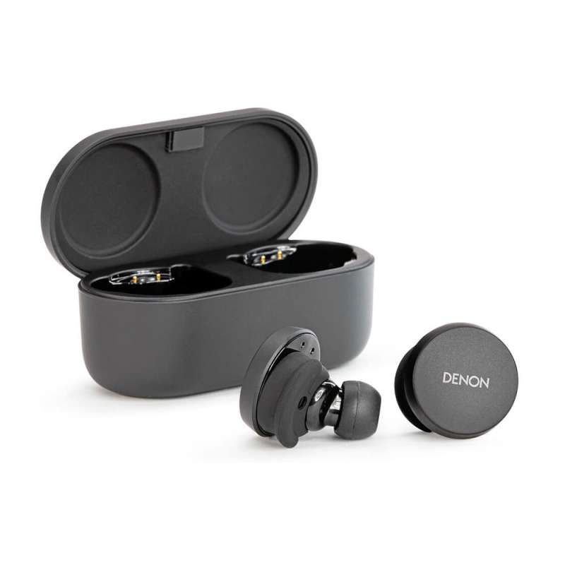 DENON PerL | In-Ear Ασύρματα Ακουστικά με ΑΑΤ, ANC και  Έλεγχο Αφής Black  