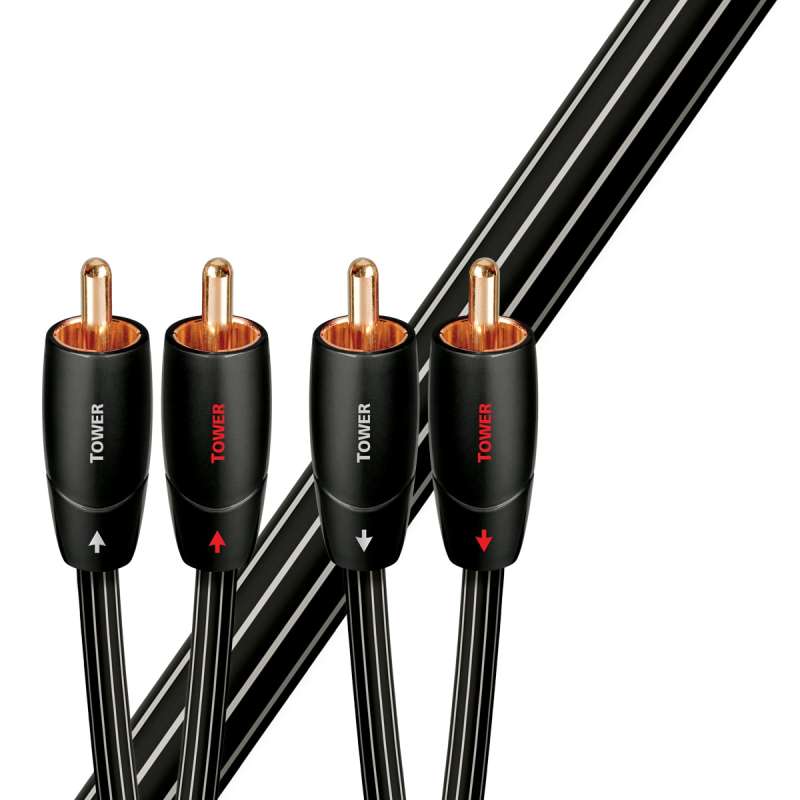 AudioQuest Tower RCA Analog Audio Interconnect Cable  