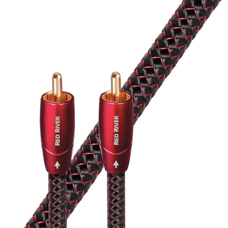 AudioQuest Red River RCA Analog Audio Interconnect Cable  