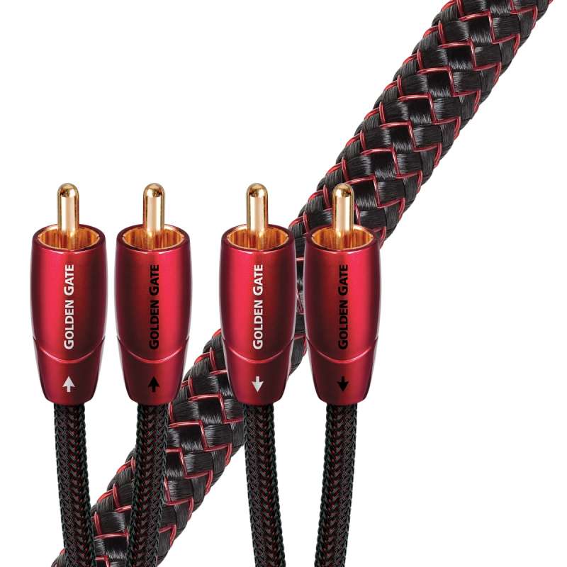 AudioQuest Golden Gate RCA Analog Audio Interconnect Cable  