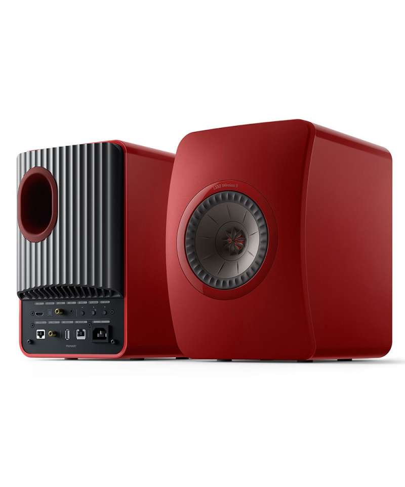 KEF LS50 Wireless II (Ζεύγος)  Crimson Red