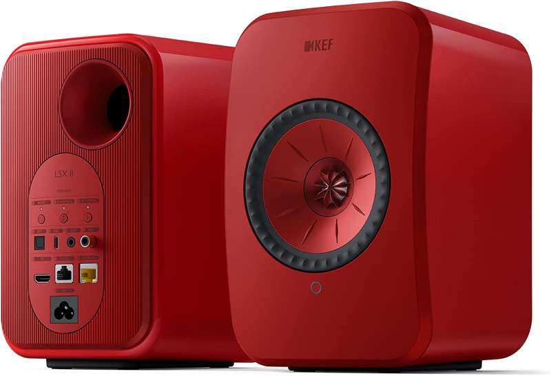KEF LSX II Wireless HiFi Speakers (Ζεύγος) Lava Red 