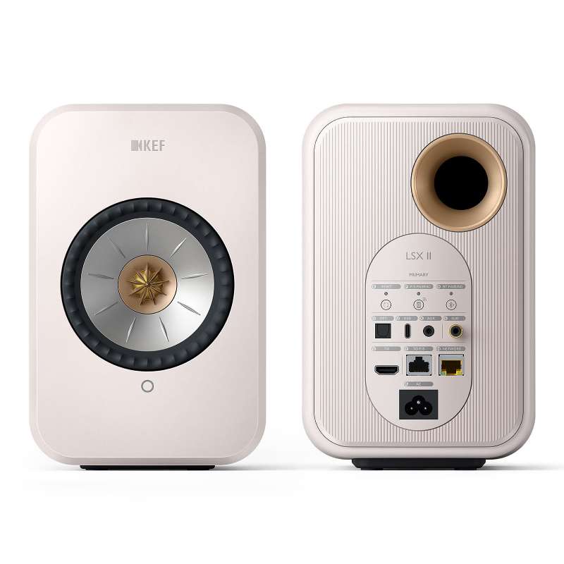 KEF LSX II Wireless HiFi Speakers (Ζεύγος) Mineral White 