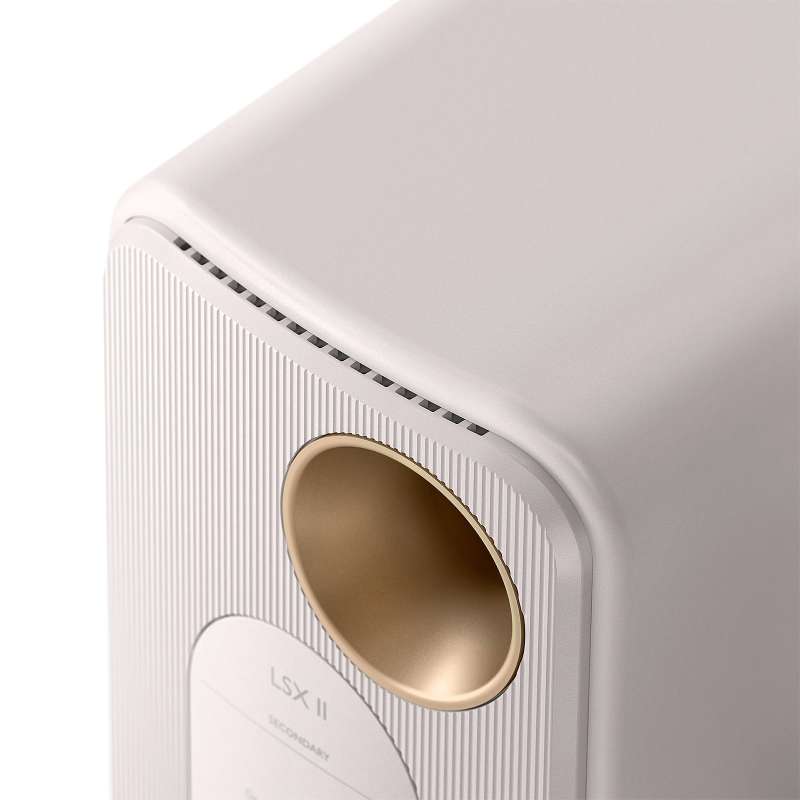 KEF LSX II Wireless HiFi Speakers (Ζεύγος) Mineral White 