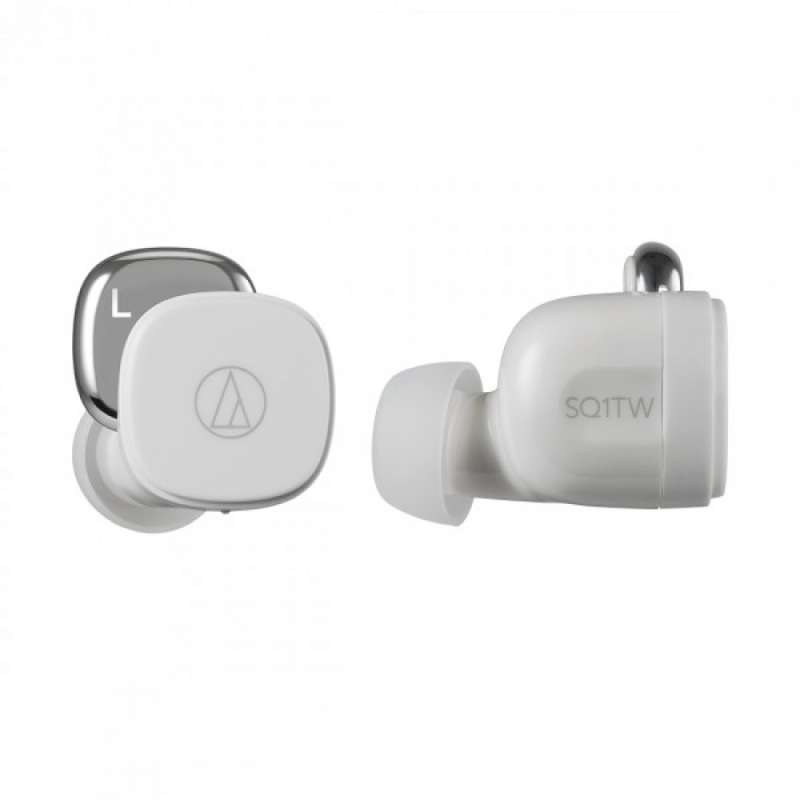 Audio Technica ATH-SQ1TW Ασύρματα Ακουστικά Earbud  White