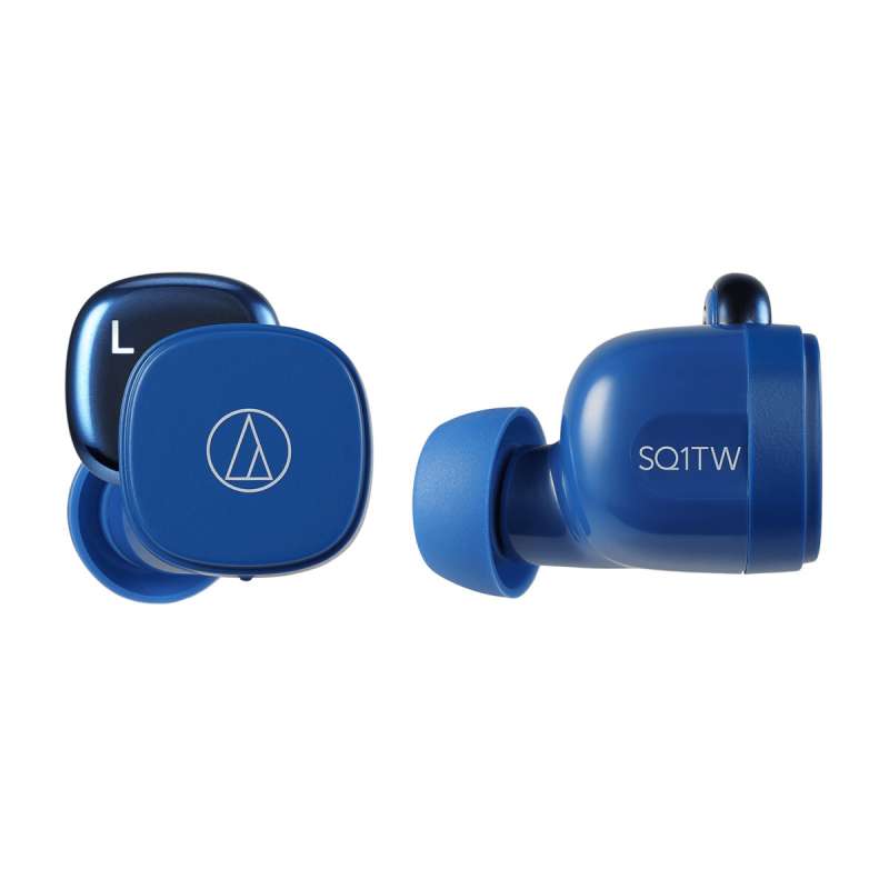 Audio Technica ATH-SQ1TW Ασύρματα Ακουστικά Earbud  Blue