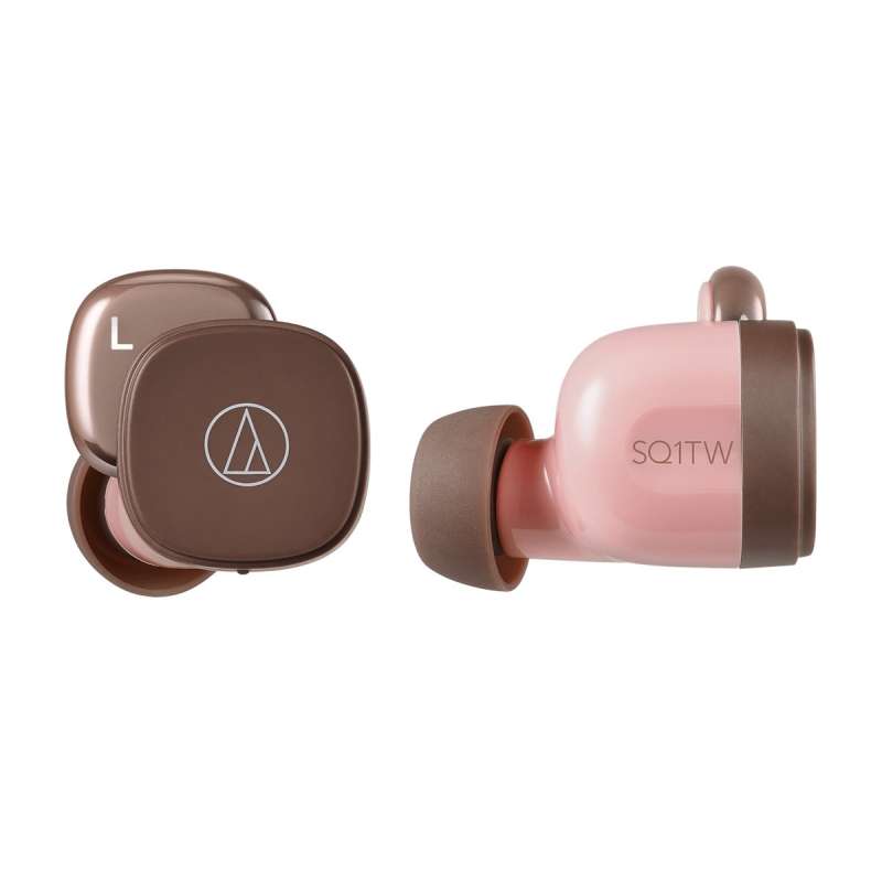 Audio Technica ATH-SQ1TW Ασύρματα Ακουστικά Earbud  Pink